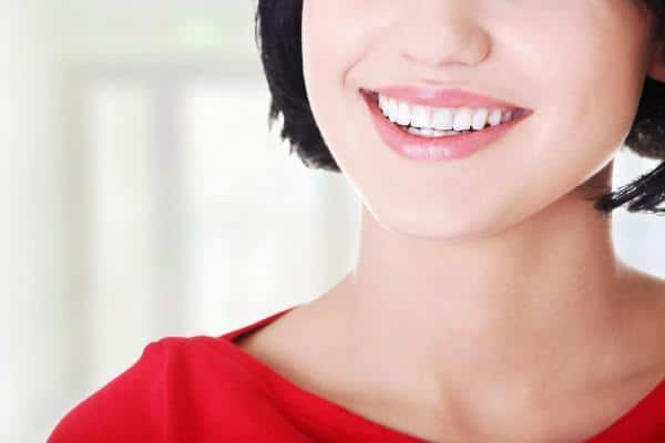 Woman Smiling with Straight Teeth