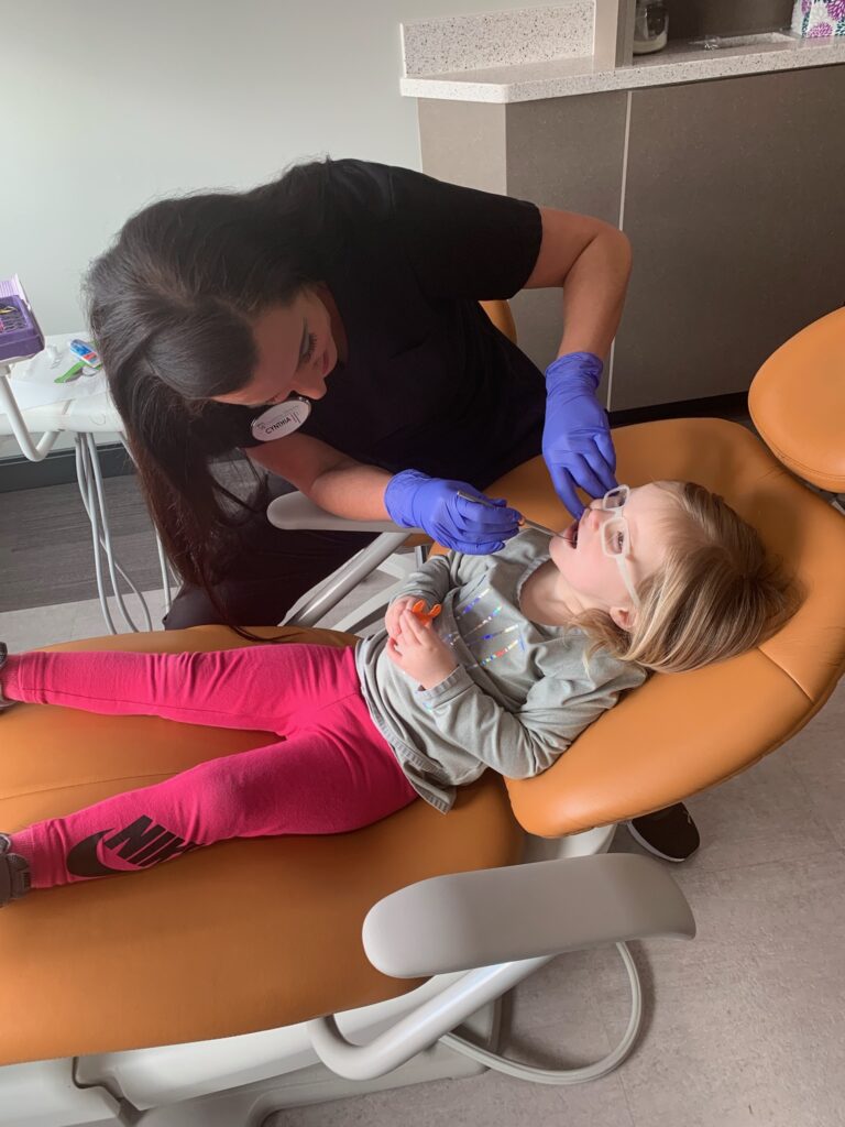 dentist and a patient
